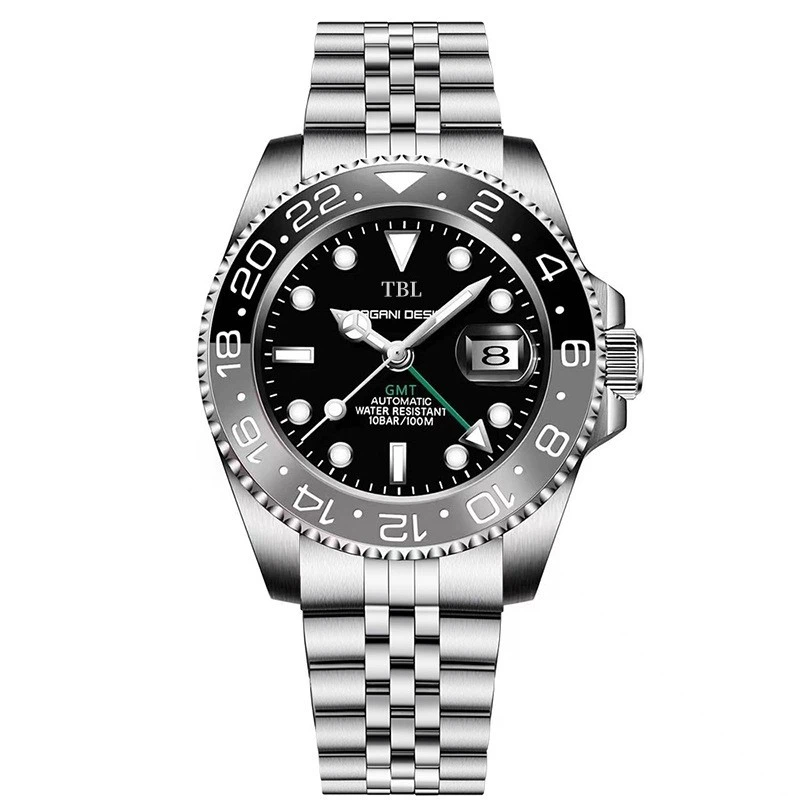 Customized Business Men's Automatic Watch GMT