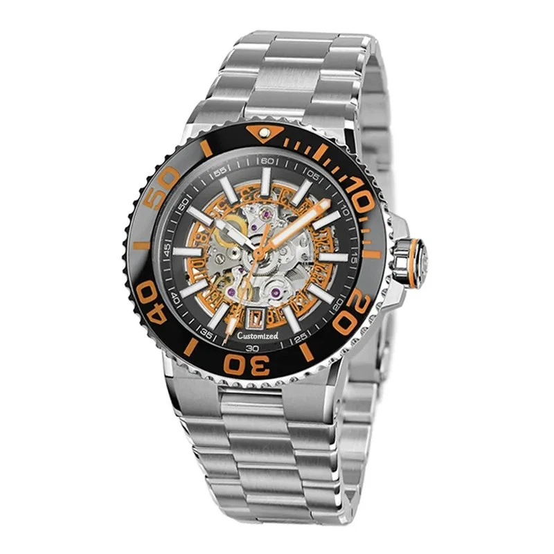 Luminous Diving Hollow Automatic Mechanical Watches Luxury Men