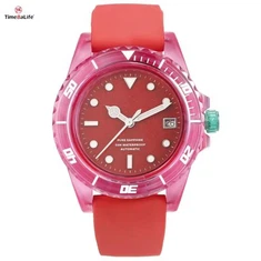 แซฟไฟร์เคสคริสตัลที่กำหนดเองนาฬิกาโปร่งใส