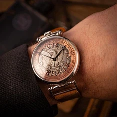 นาฬิกาสีบรอนซ์เหรียญ OEM / ODM