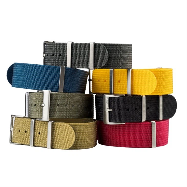 ผู้ผลิตนาฬิกาสายนาฬิกาไนลอนคุณภาพหรูหราที่ปรับแต่งได้สำหรับนาฬิกาผู้ชายและผู้หญิง