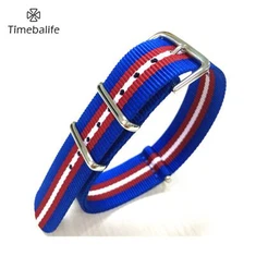 สายนาฬิกาไนล่อนหลากสี